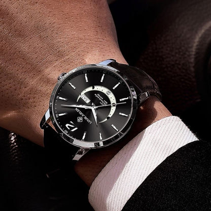 Montre élégante avec phases de lune