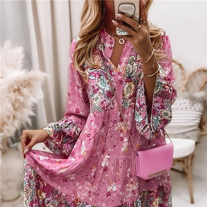 Eira - Robe Boho Imprimée
