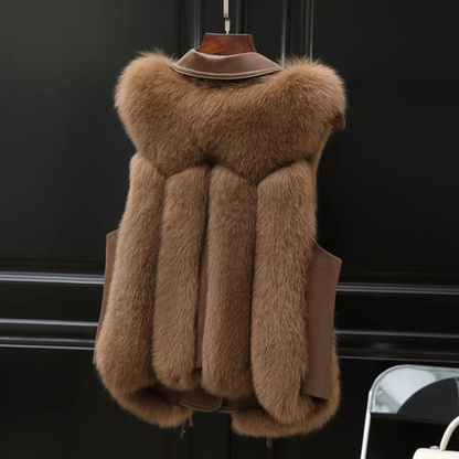 Isabella™ | Gilet luxueux en fausse fourrure