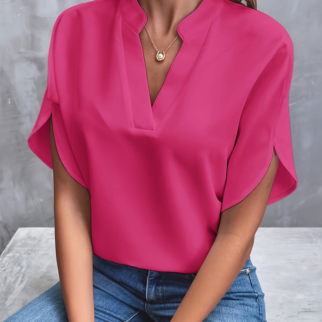 Eloise / Blouse Drapée