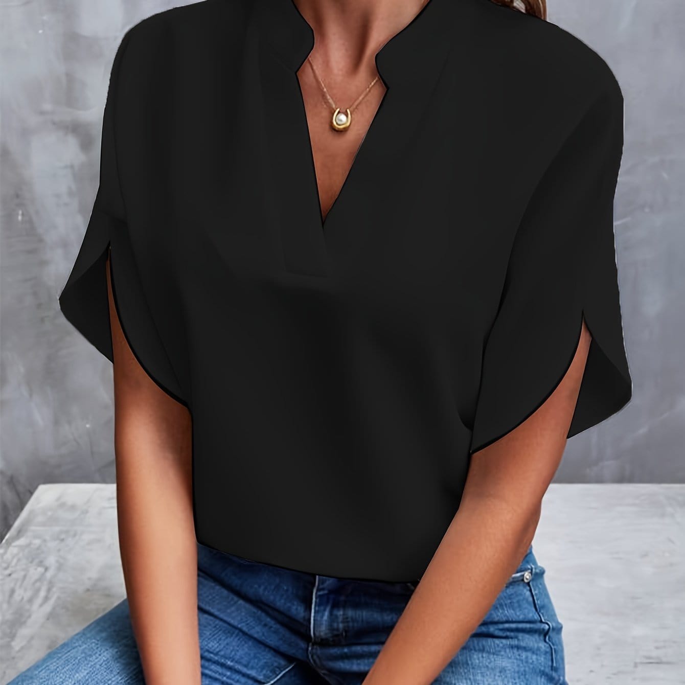 Eloise / Blouse Drapée