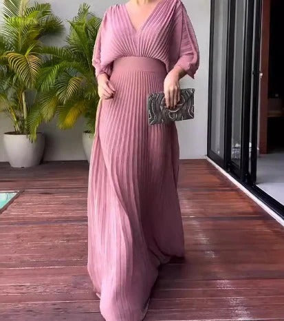 Consuelo - Robe plissée classique