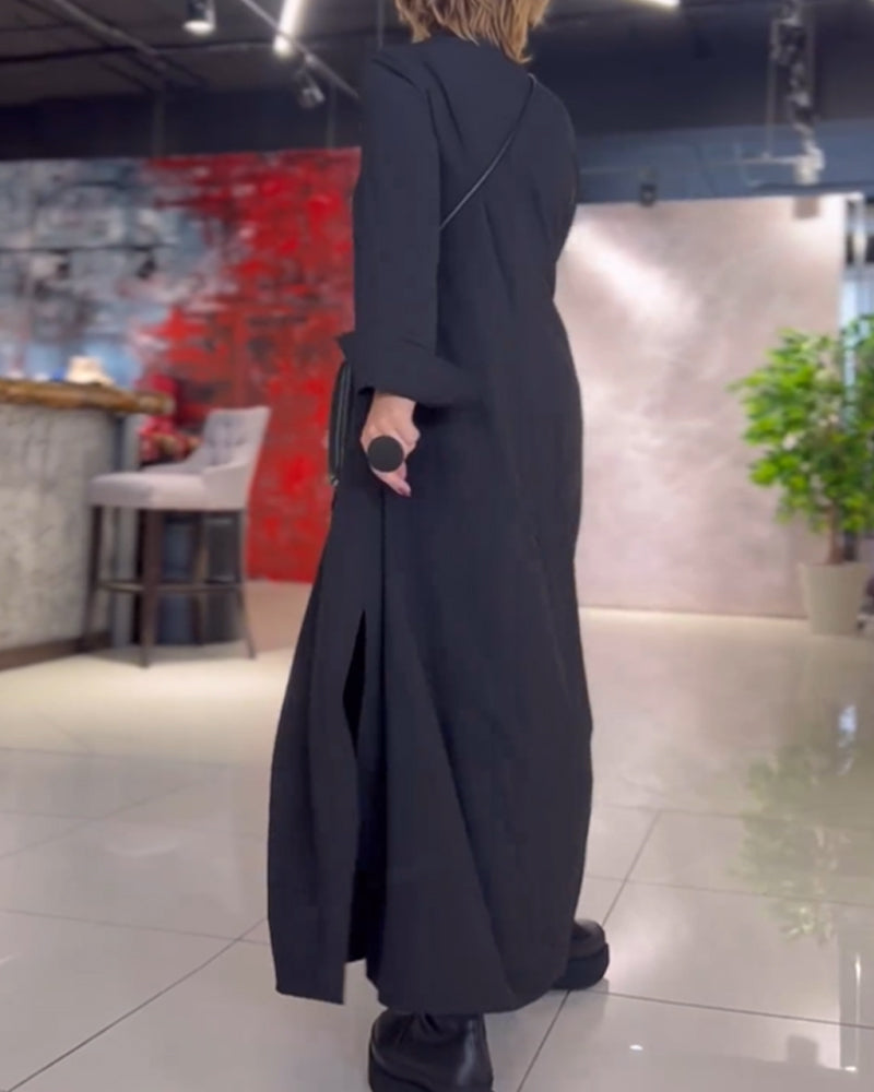 Eva™ |Divers robe longue avec col et fente