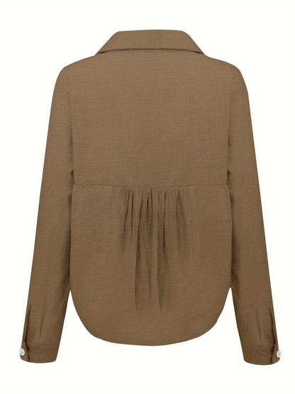 SHELLE - CHEMISE MANCHES LONGUES EN LIN AÉRÉ