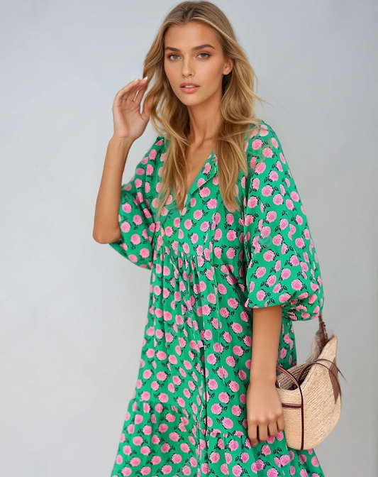 Fleur | Robe longue bohème