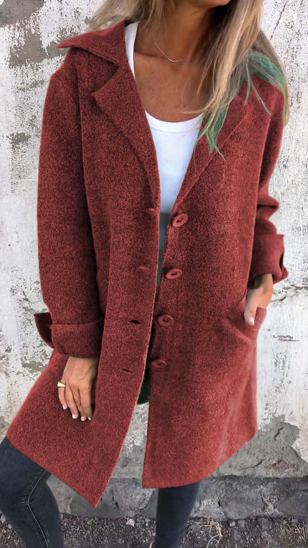 ANGE - ÉLÉGANTE MANTEAU EN LAINE