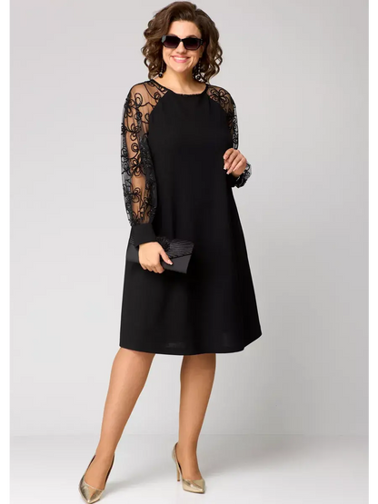 Regina | Robe midi classique pour occasions spéciales