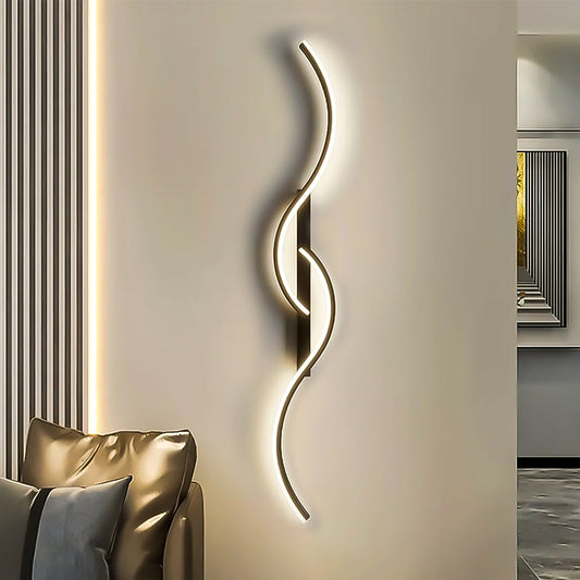 SwirlShine™ / Applique Murale Ondulée