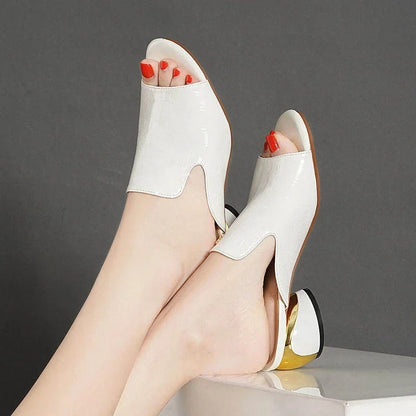 RUTH - SANDALES EN CUIR ARISTOCRATIQUES