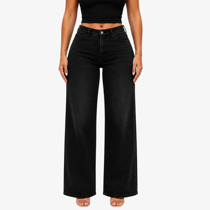 BootyLift™ BBL Mid-Low Rise Stretch Wide-Leg Jeans