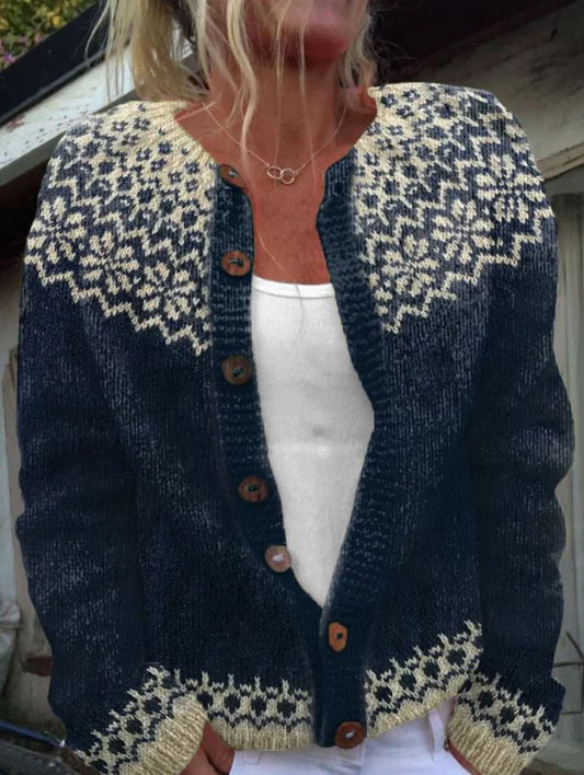 Névé | Cardigan gris foncé