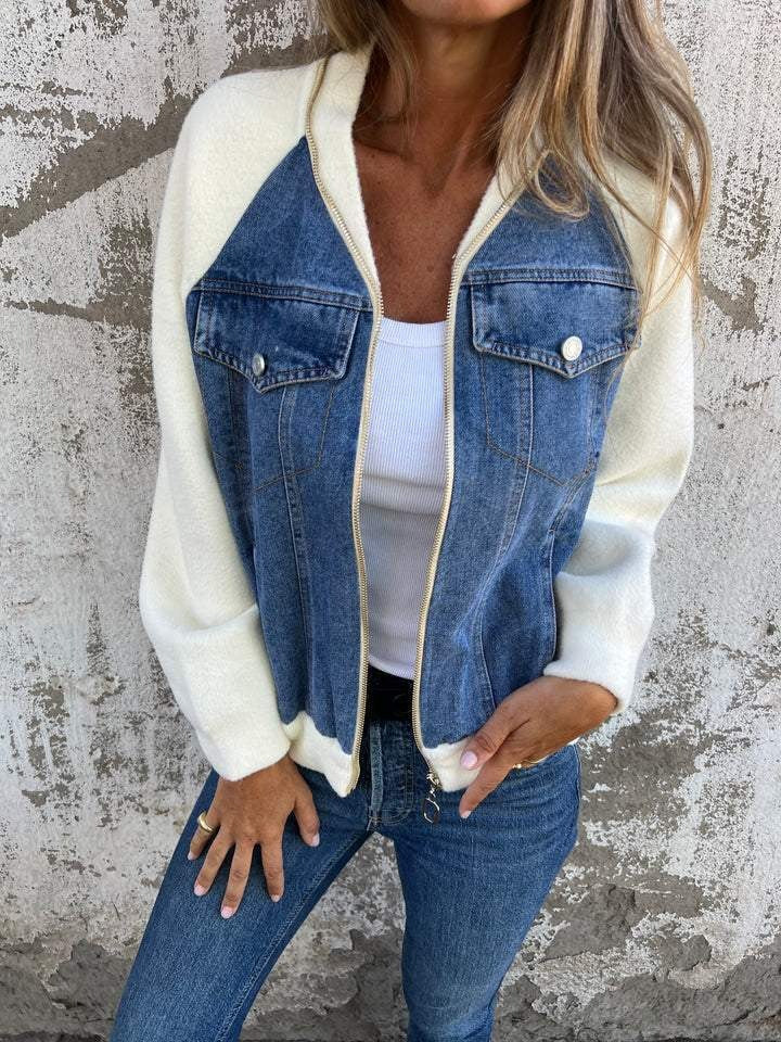 Estelle™ - Veste en jean moderne