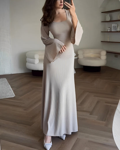 Anaïs / Robe Maxi Tricotée Élégante