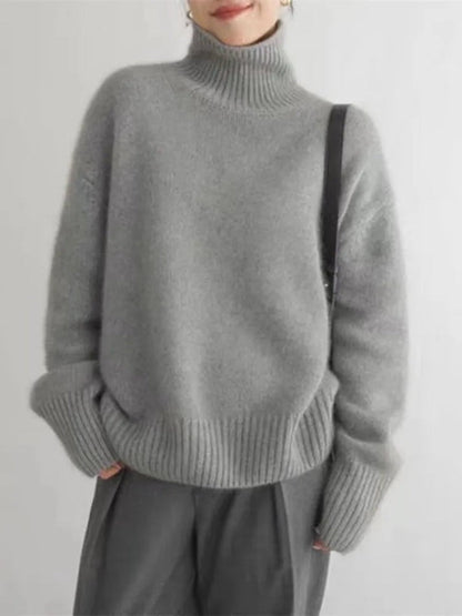 Joline® - Pull col roulé en cachemire