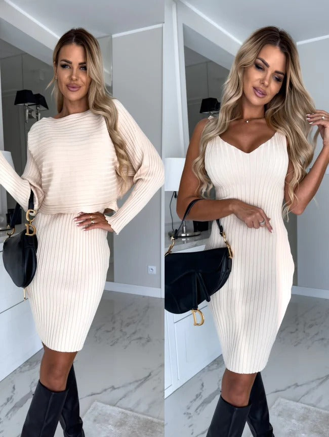 Lene™ - Robe sans manches avec pull gratuit