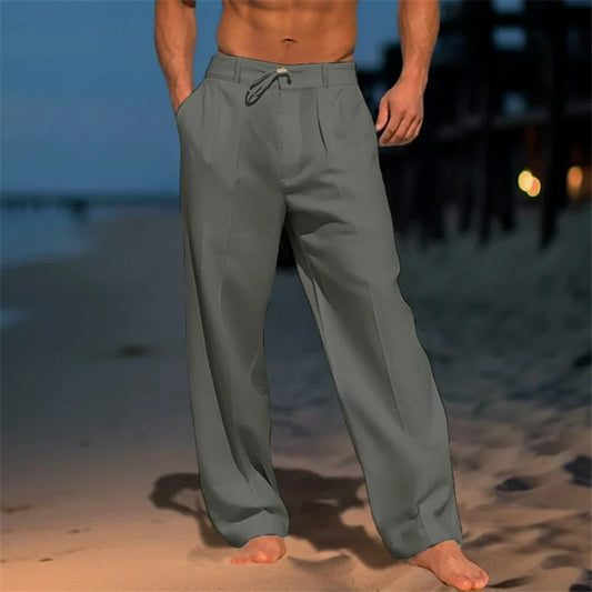 BILL – PANTALON EN LIN UNI