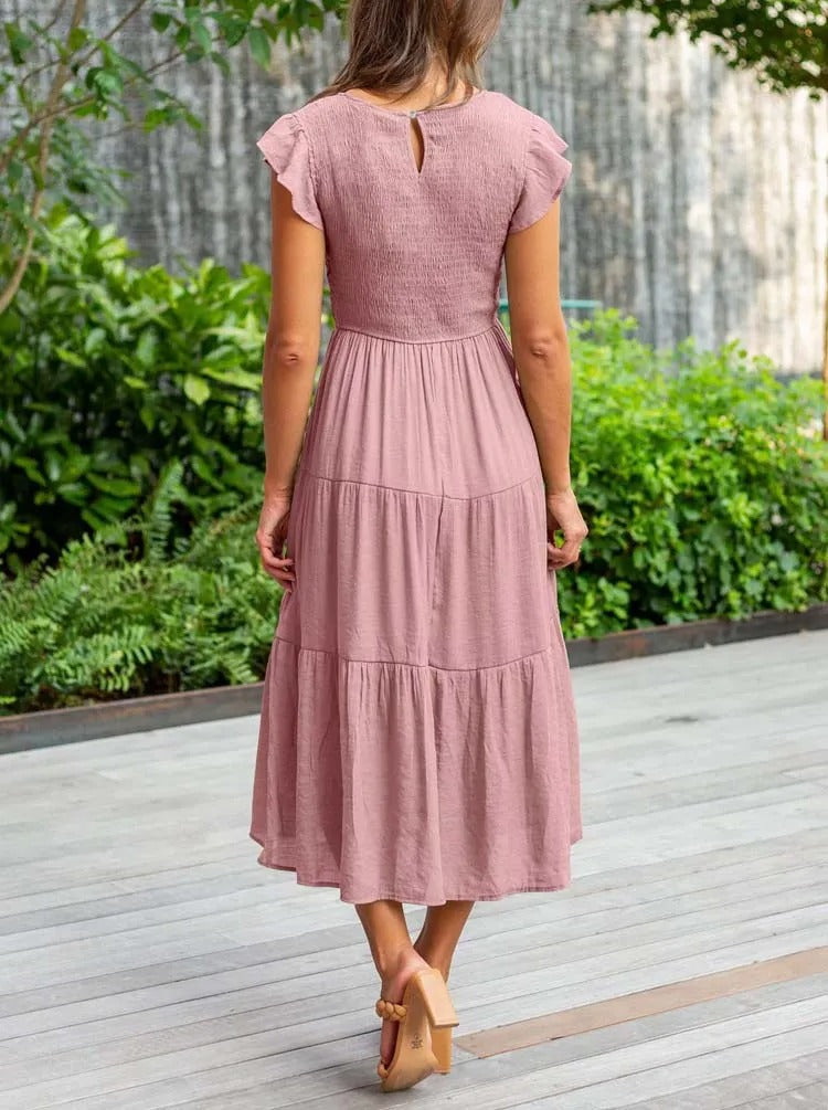 Amalia™ | Robe sophistiquée qui couvre le ventre