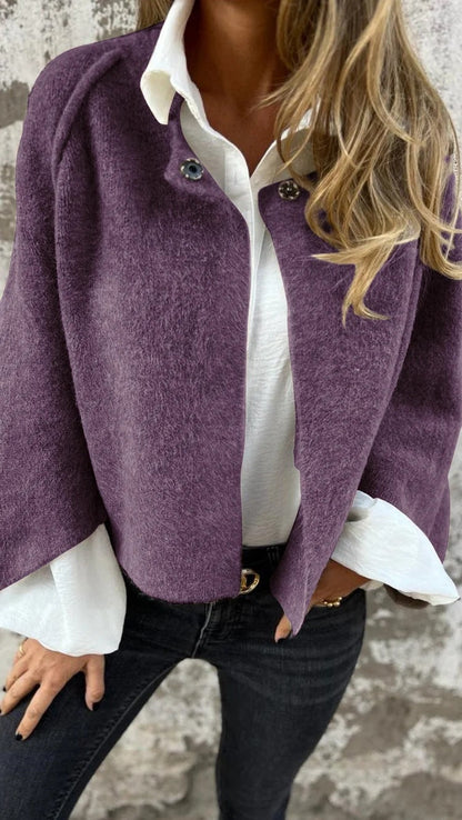 Élin™ | Manteau court à manches évasées