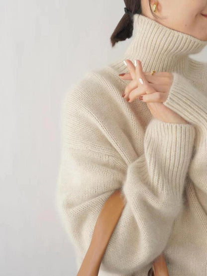 Lara™ | Pull col roulé en cachemire
