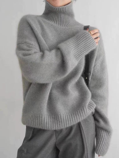 Lara™ | Pull col roulé en cachemire