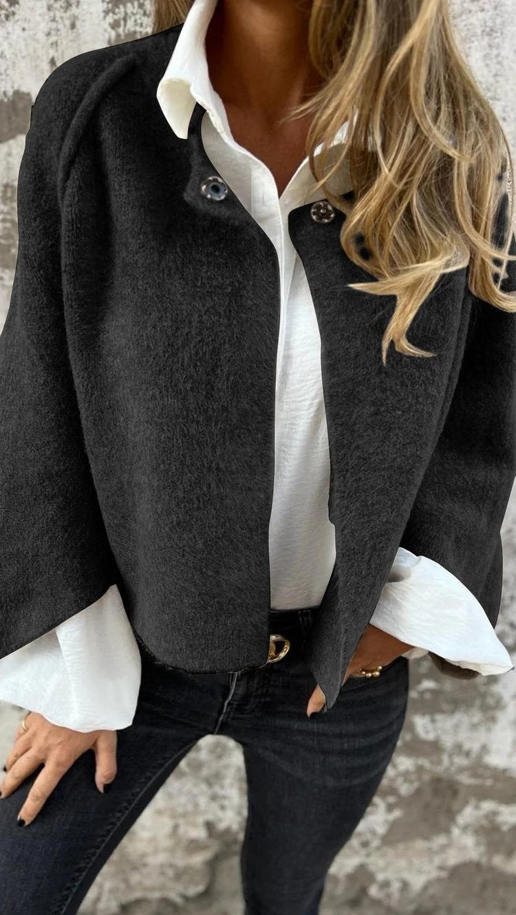 Élin™ | Manteau court à manches évasées