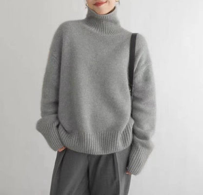 Lara™ | Pull col roulé en cachemire