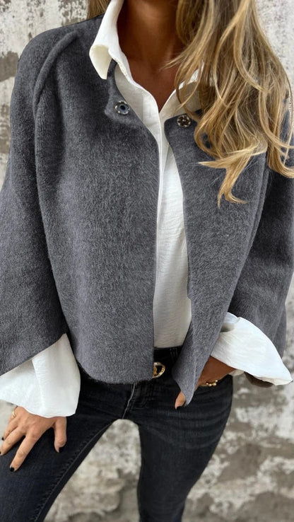 Élin™ | Manteau court à manches évasées