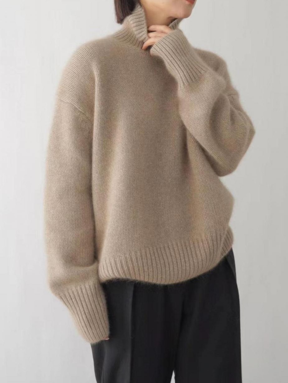 Lara™ | Pull col roulé en cachemire