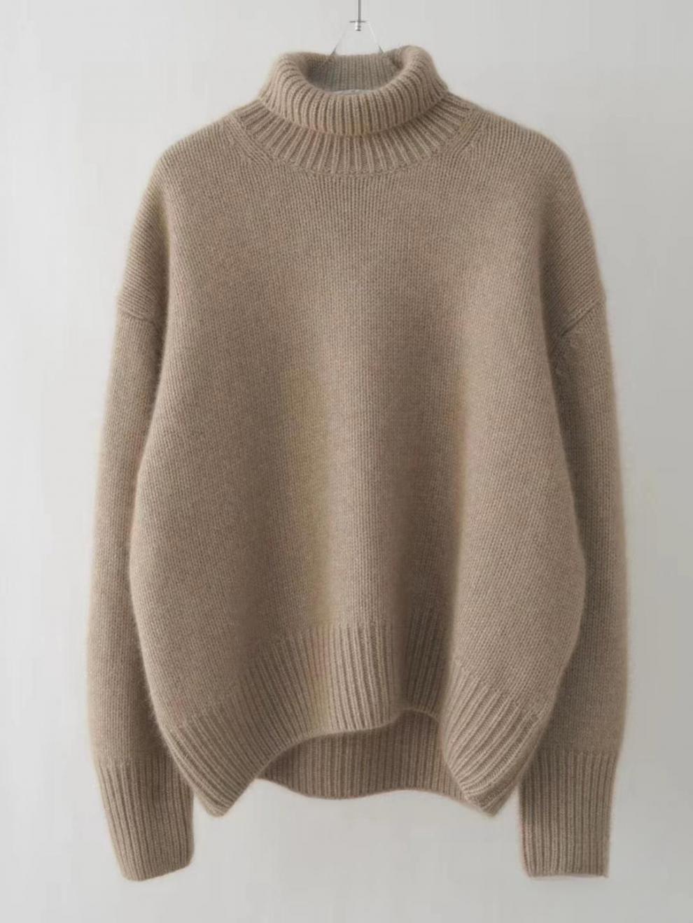 Lara™ | Pull col roulé en cachemire