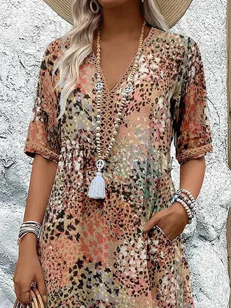 Fatima - Robe à imprimé floral