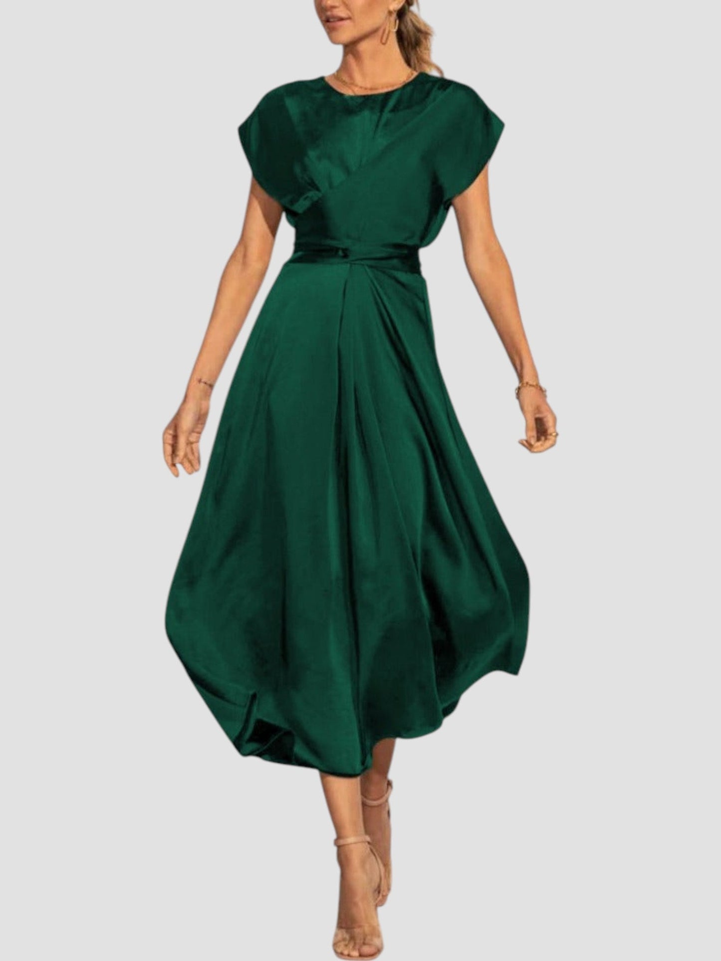 Claire | Robe mi-longue élégante