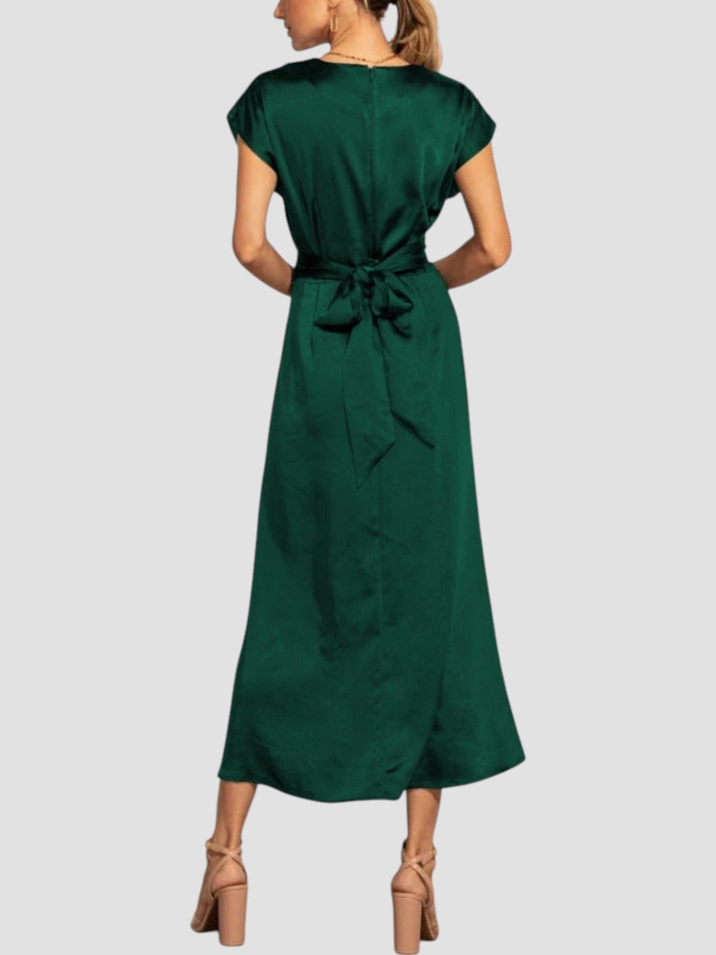 Claire | Robe mi-longue élégante