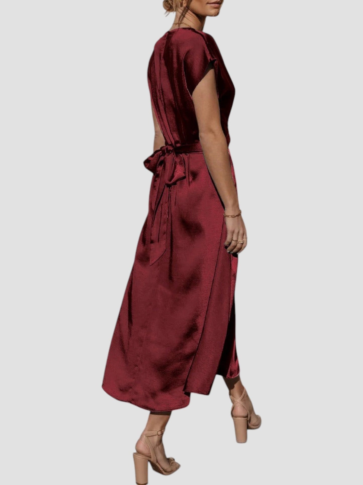 Claire | Robe mi-longue élégante