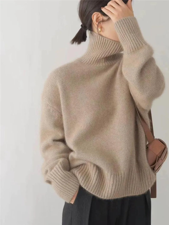 Joline® - Pull col roulé en cachemire