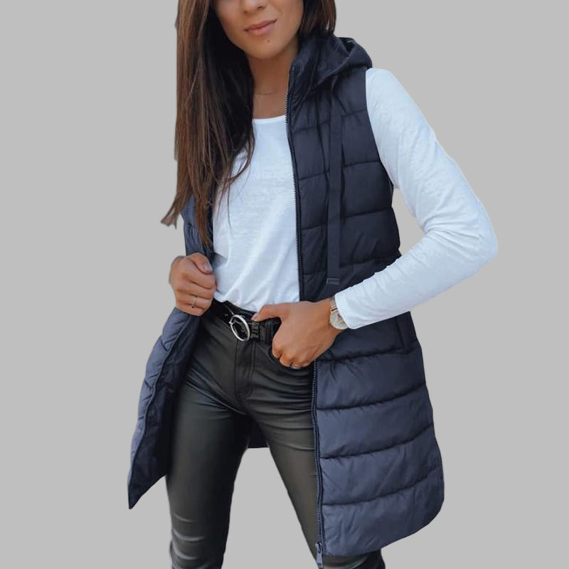 RHODA - GILET MATELASSÉ HORIZON GLACÉ