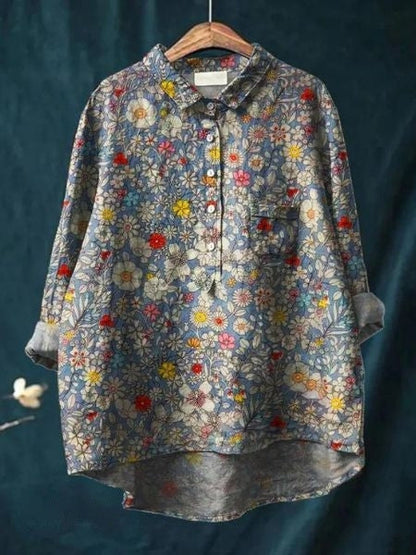 Lila - Blouse à imprimé floral