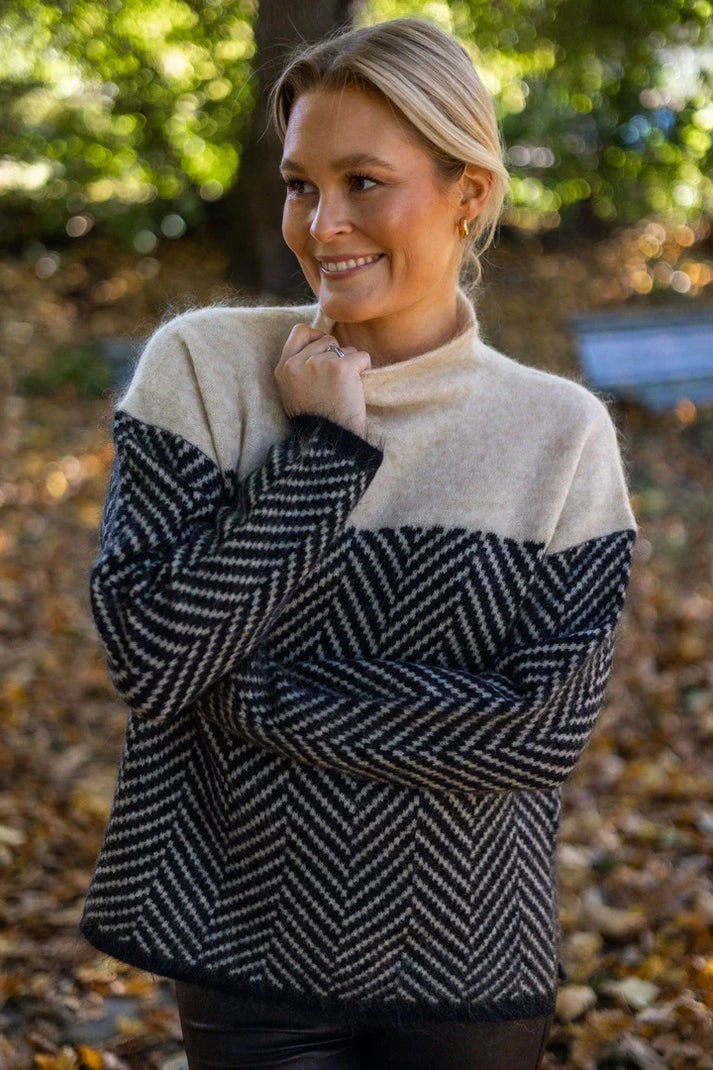 Daniella™ - Pull à col roulé en coton