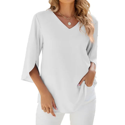 HOW - Blouse col V