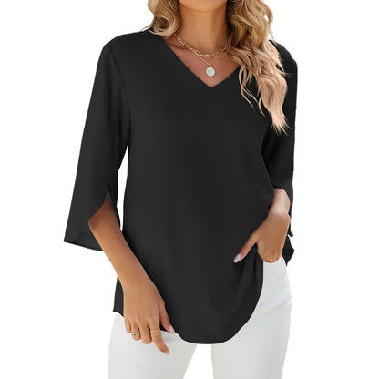 HOW - Blouse col V