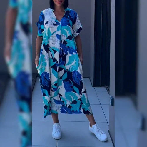 Lorena – Robe fleurie élégante pour un look romantique et raffiné