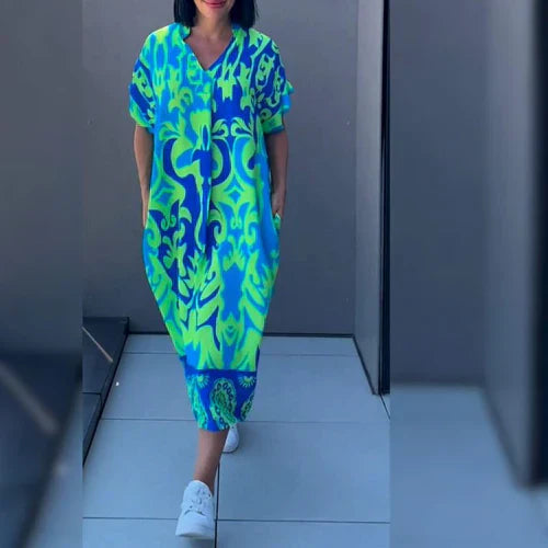 Lorena – Robe fleurie élégante pour un look romantique et raffiné