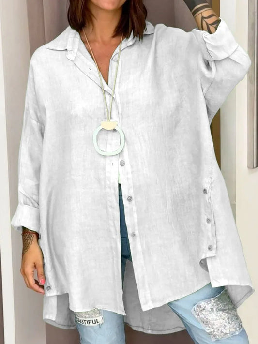 Sophia™ - Chemise surdimensionnée à boutons