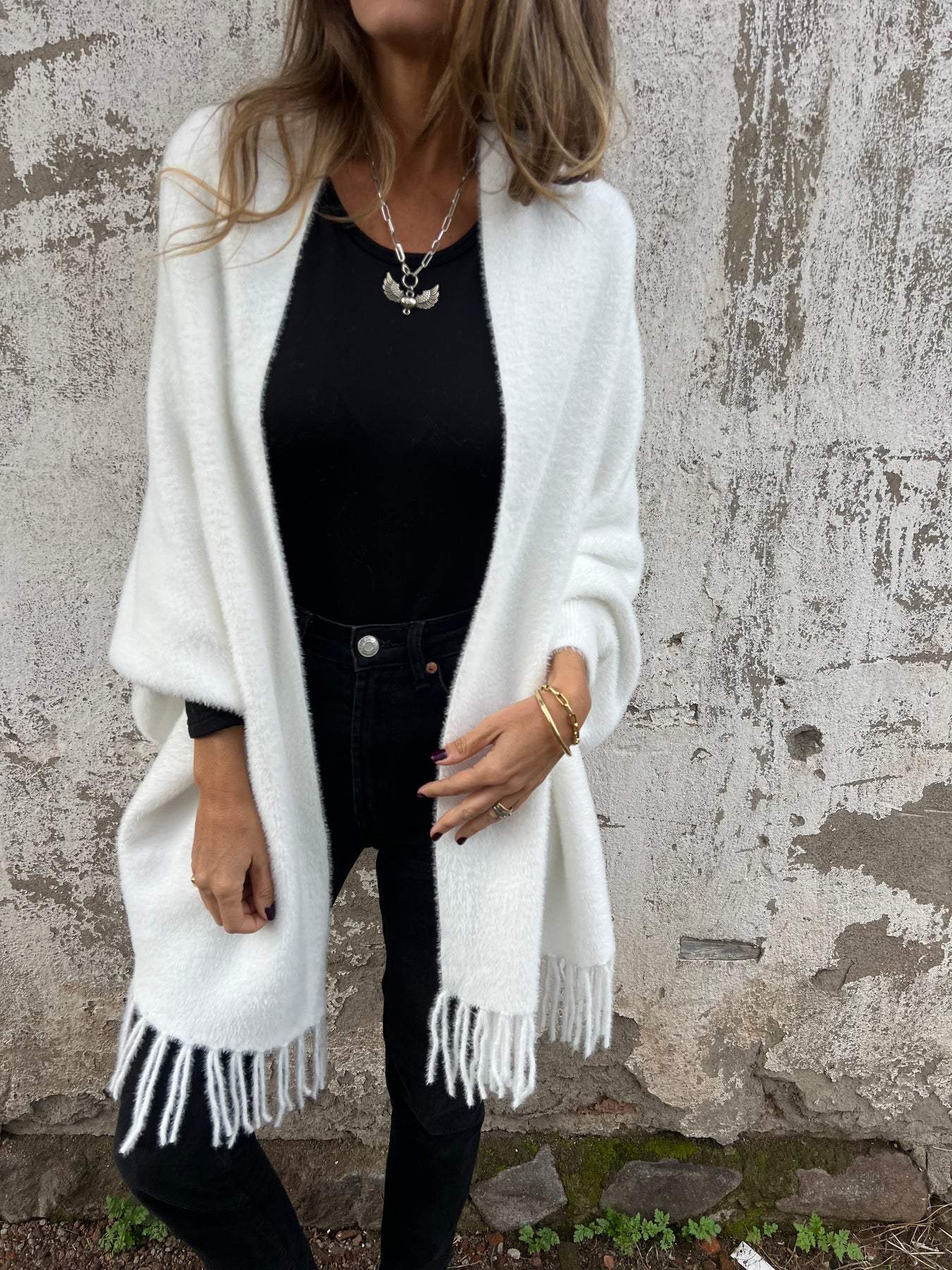 Elvire | Cardigan à franges