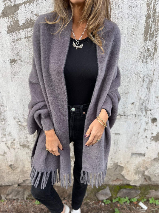 Elvire | Cardigan à franges