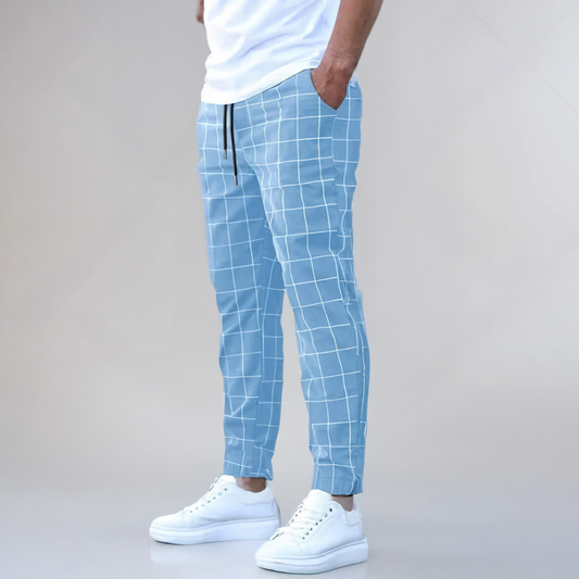 Clemens – Pantalon de jogging élégant en quadri