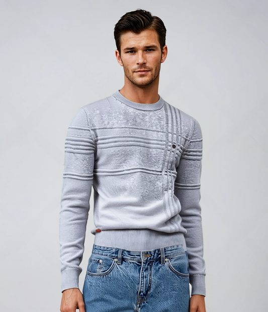 Jean™ | Pull homme à carreaux