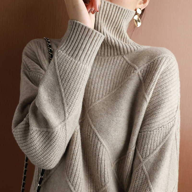 Gaïa | Pull col roulé confortable