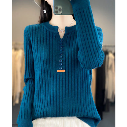 Nettoyer™ | Pull tricoté à col V