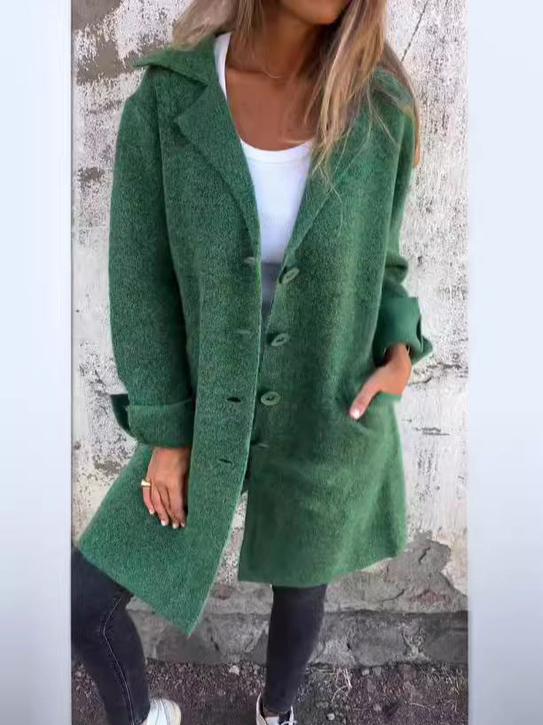 Léne™ | Veste mi-longue à revers