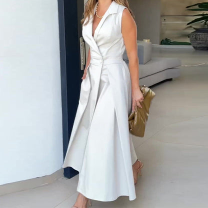 Amancie | Robe midi col V